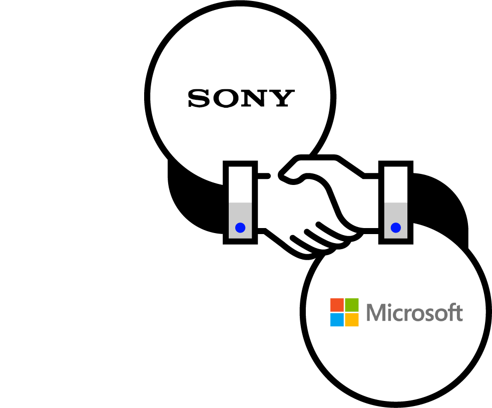 ソニーとマイクロソフトが連携