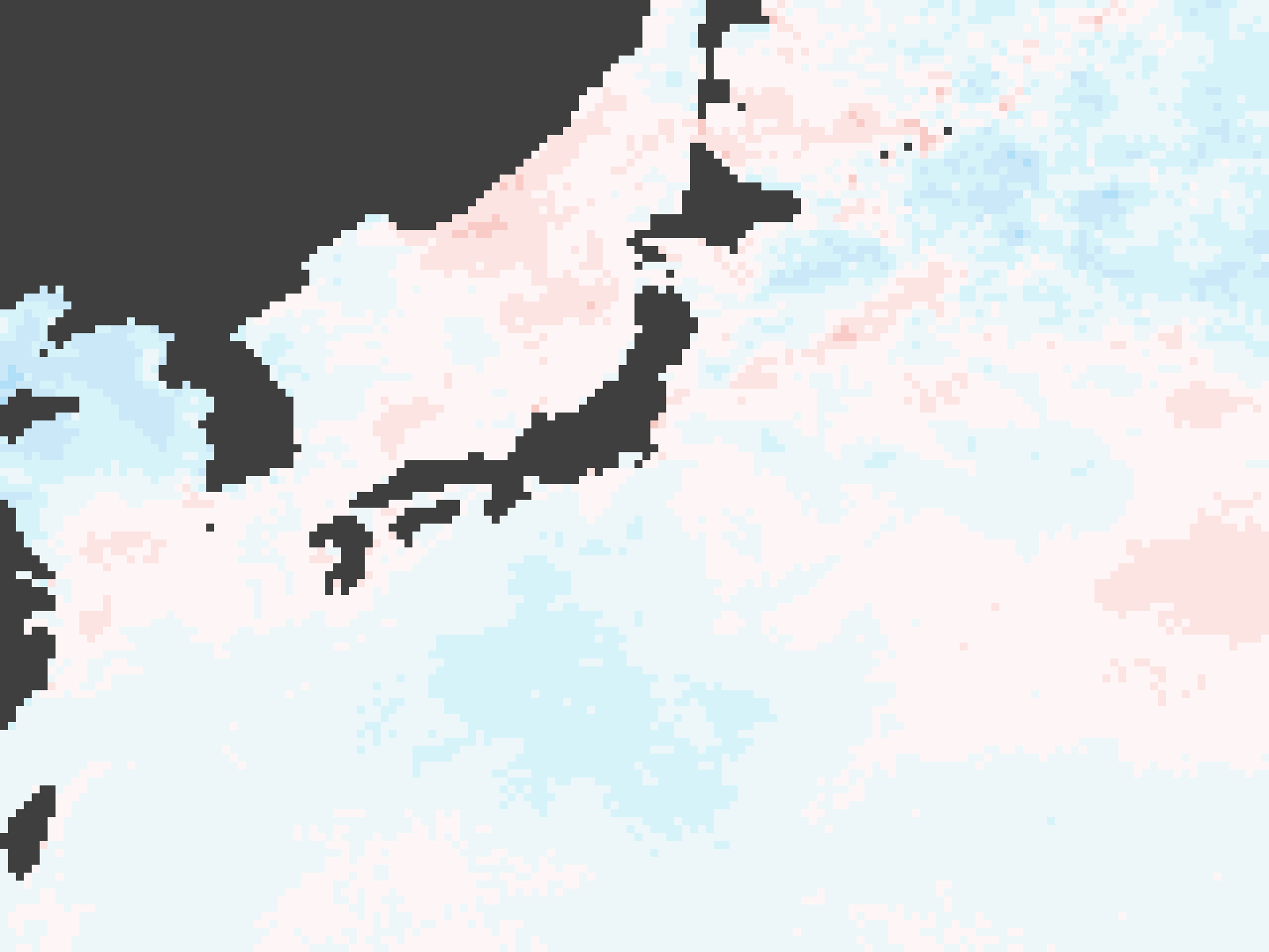 2008年の海面水温