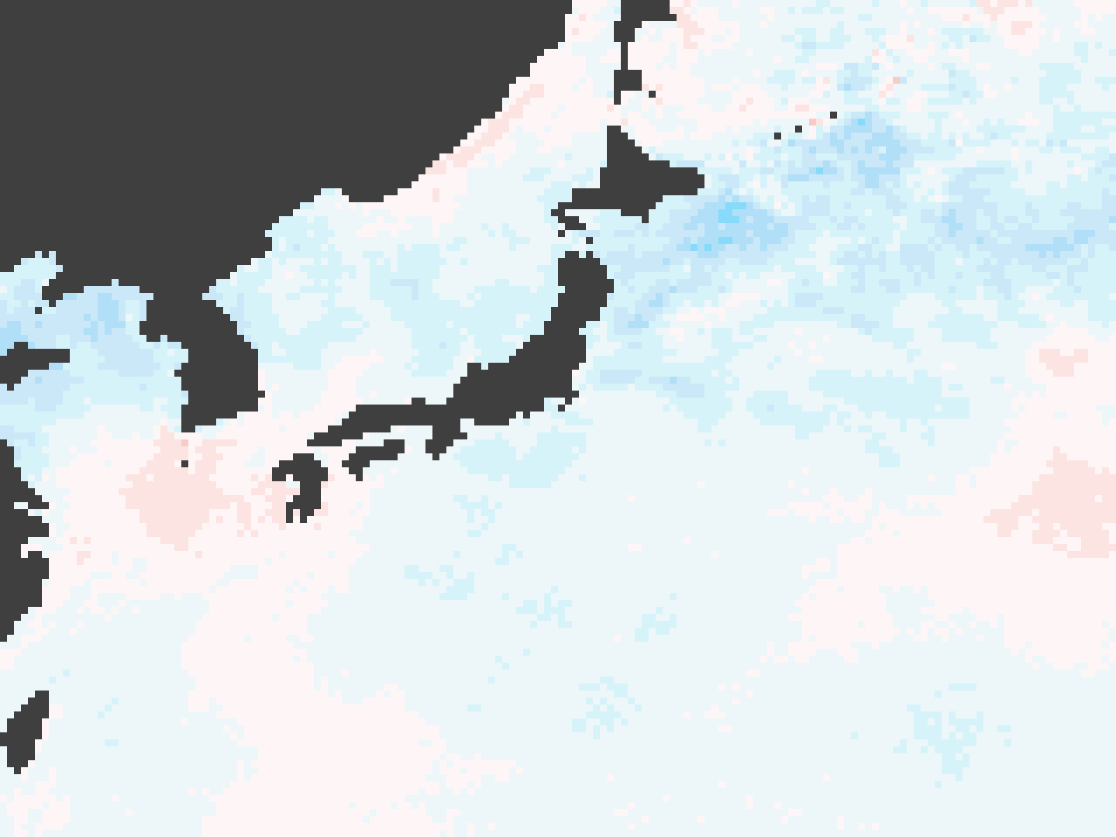 2009年の海面水温